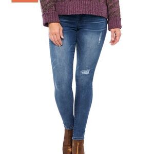 EXCELLENT DISTRESSED CONDITION SIZE 8 DEMOCRACY FREEDOM JEGGING